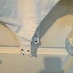 Jonathan Simkhai White Lace Bodysuit Long Sleeve Top | S Photo 5