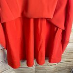 J.Crew fit & flare v-neck spaghetti strap orange dress women’s  Size 6 Photo 6