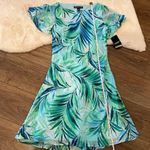 American Living NWT Tropical Leaf Print Dress Size 4 Photo 4