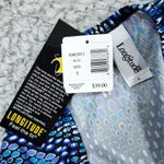 Longitude SKIRT ONLY  Swim Coverup Skirt Blue Geometric Dot Size Small Beachwear Photo 3