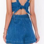 Show Me Your Mumu Southside Blue Denim Shorts Photo 3