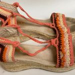 Roxy Wedge Tie Up Sandals Photo 6