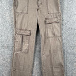Free People Womens Size 4 The Thing Is Low Rise Utility Cargo Pants Brown Photo 0