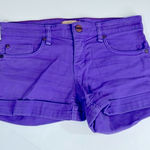 Sanctuary ‎ Purple Denim Shorts Size 24 Photo 0