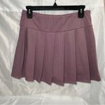 Purple matching crop top & pleated athletic tennis golf skirt workout set sz M Size M Photo 4