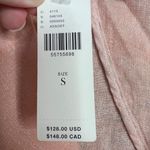 NWT Anthropologie Amadi Kaye Linen Blend Metallic Blazer Lightweight Small‎ Orange Photo 2