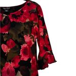 Lexi & Tasch Vintage Mesh Floral Top 90s Y2K Whimsigoth Boho Grunge Size M Black Size M Photo 3