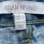 Urban Revivo Light Blue Denim Raw Hem Distressed Cotton High Waist Sz 6 # 1799 Photo 4
