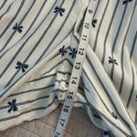 Aerie  pull on pj lounge wide leg trouser cotton stripe bow pants XL tall Photo 10