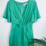 Fame and Partners  The Roxby Mini Dress Bright Mint Photo 0