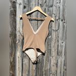 Free People  Keep It Sleek Bodysuit in Tan Photo 14
