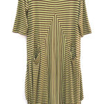 NWT S TBANNY Women’s Maxi Dress With Pockets Made In Italy Vibrant Casual Multiple Photo 0