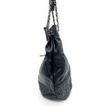 Big Buddha Black Hobo Shoulder Bag Chain Strap Faux Leather Large Slouchy Purse Photo 3