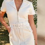 Show Me Your Mumu NEW NWT  Outlaw Dress Denim Mini Dress Pearly White Photo 0