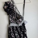 Mac Duggal  Floral Embroidered One-Shoulder Gown Photo 4