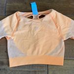 Gymshark - neon orange workout top Photo 1