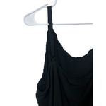 Old Navy  Women’s Black Tank Top 3X Plus Cami Thin Strap Y2K Whimsigoth Ruffle Photo 4