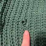 American Eagle Emerald Green Chunky Knit Sweater Photo 5