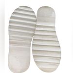 Maeve Anthropologie  Puffy Platform Slipper Shoes Silver size Medium Photo 7