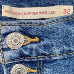 Levi's Levi’s Mile High Cropped Wide Leg Denim Jeans Photo 2