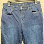 Chico's Chico’s Girlfriend Slim Leg Ankle Jeans Dark Wash Stretch Denim Size 0/4 Photo 4