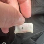 Vintage Shadowline Pajama Set Black Size S 32 Short Sleeve Mandarin Nylon Photo 8