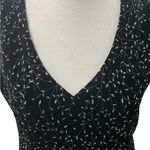 Ronni Nicole by Orida Black Silver Glitter Shimmering Lined Sleeveless Top Sz M Photo 2