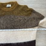 Acne Studios  Sweater XS Size Orange Brown Mohair Albah Long Sleeve Mock Neck Photo 3