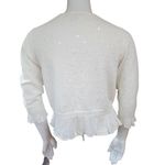 Apt. 9  Cream Sequined Cardigan (M) Photo 2