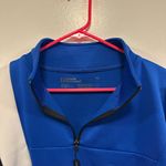 Sports Illustrated Blue and Black Colorblock Cropped Sweatshirt size XL Photo 1