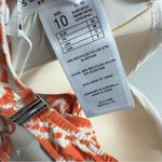 Seafolly  Zanzibar Twist Tie Front Bandeau Mandarin Size 6 NWT Photo 6