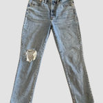 Madewell  the Perfect Vintage Jeans‎ Women 30 Blue High Rise Distressed Knee Photo 0