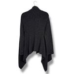 Brochu Walker  Sequin Embellished Charcoal Gray Cashmere Blend Cardigan Sweater M Photo 3