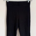 Aerie  Black Ribbed Flare Pants Size Small Long Photo 1
