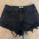 Forever 21 Black Jean Shorts Photo 0