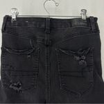 American Eagle  Women's Size 6 Black Next Level Stretch Super Hi-Rise Jean Shorts Photo 8