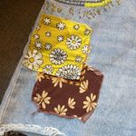 Urban Outfitters  BDG Jean Shorts Size 26 Patchwork Embroidered Boho Hippie Retro Photo 2