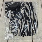 Area Stars Bari‎ Crop Top in Zebra L NWT Black Size L Photo 7