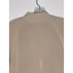 Vintage Kikit by Maurice Sasson Leather Knit sweater zipper jacket 90s Western M Tan Size M Photo 10