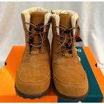 Sporto  Boho Water Resistant Suede Lace Up Ankle Boots Camel 9W Photo 1