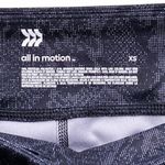 All In Motion Black Lace Print Activewear Workout Yoga Bike Shorts ~ Women's XS Photo 3