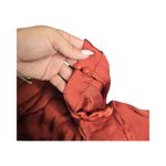 Grace Karin  Rust Long Sleeve Bowknot Blouse Size: XL Photo 4