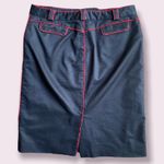 Nicole Miller Y2K Miller girl by brocade trim pencil skirt Photo 1