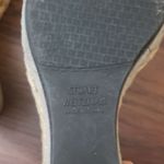 Stuart Weitzman  Grey Chic Feminine Summer Suede Wedge Platform Sandals Size 7 Photo 11