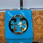 Tory Burch  Patent Leather and Wicker Snap Closure Clutch Bag **see photos and de Photo 1