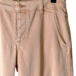 prAna  Jenessa Blush Pink Cropped Chino‎ Pants Size 6 Button Fly Organic Cotton Photo 4