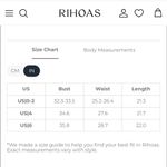 Rihoas Blue Plaid Boat Neck Tank Top Size 6 Photo 5