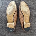 Gucci  Jordaan GG Monogram Canvas Horsebit Loafers Beige Brown Flats Size EU 36.5 Photo 11