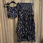 Free People X Jen's Pirate Booty Purple Blue Gold Top Skirt Set Small NWOT Photo 2