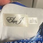 Eliza J ✨ Shift Sz 8 Dress Blue Floral Print Elbow Sleeve✨ Photo 6